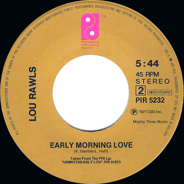 Lou Rawls : Some Folks Never Learn (7", Single)