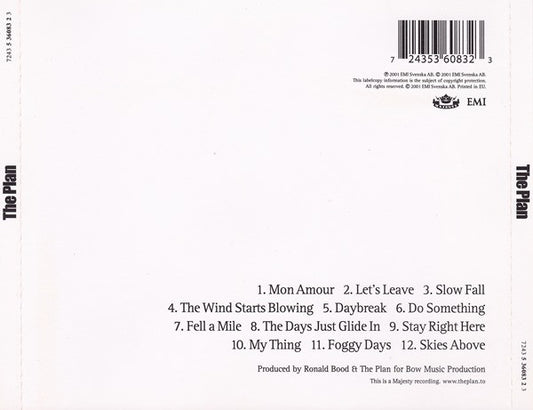 The Plan (2) : The Plan (CD, Album)