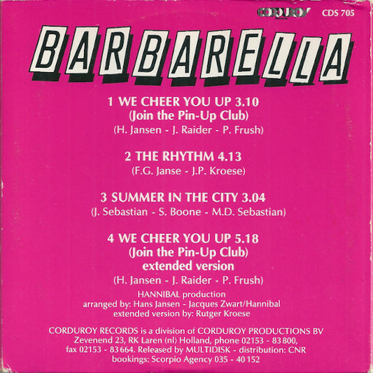 Barbarella (3) : We Cheer You Up (Join The Pin-Up Club) (CD, Maxi, Car)
