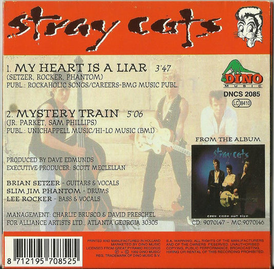 Stray Cats : My Heart Is A Liar (CD, Single)