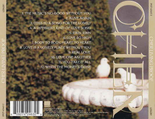 Cher : Living Proof (CD, Album)