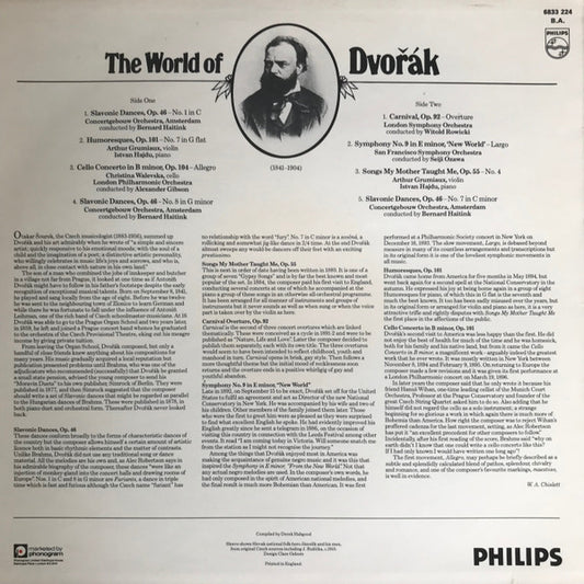 Antonín Dvořák : The World Of Dvořák (LP, Comp)