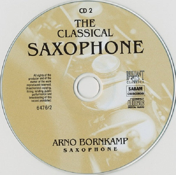 Arno Bornkamp : The Classical Saxophone (2xCD, Album)