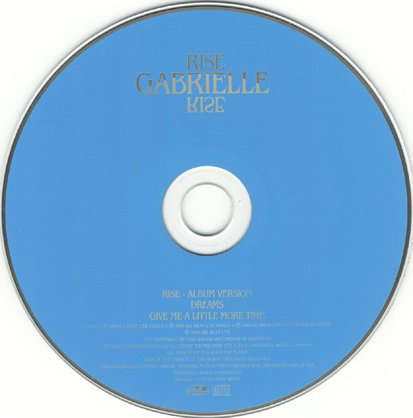 Gabrielle : Rise (CD, Single)