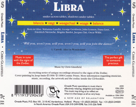 Chris Glassfield : Libra (CD, Album)