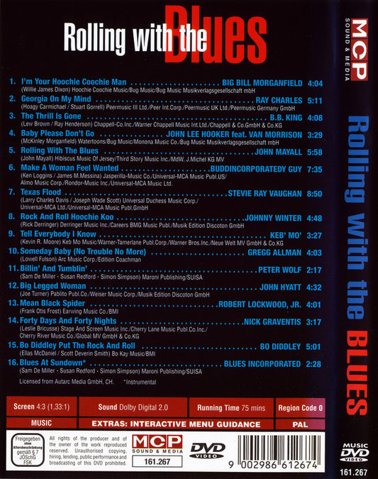 Various : Rolling With The Blues (DVD-V, Comp, PAL, 4:3)