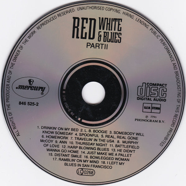 Various : Red, White And Blues - Part 2 (CD, Comp)