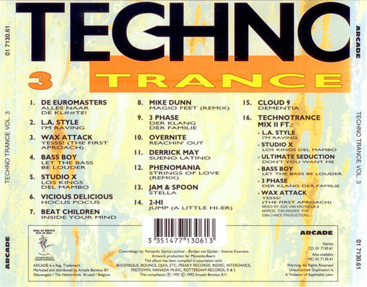Various : Techno Trance 3 (CD, Comp, P/Mixed)