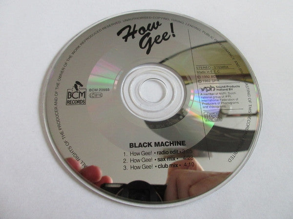Black Machine : How Gee! (CD, Single)
