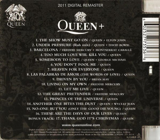 Queen : Greatest Hits III (CD, Comp, RE, RM, RP, Sup)