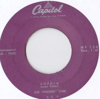 Joe "Fingers" Carr : Fingers Medley (7", Single)