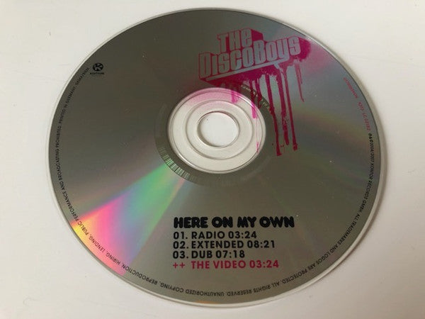 The Disco Boys : Here On My Own (CD, Maxi, Enh)
