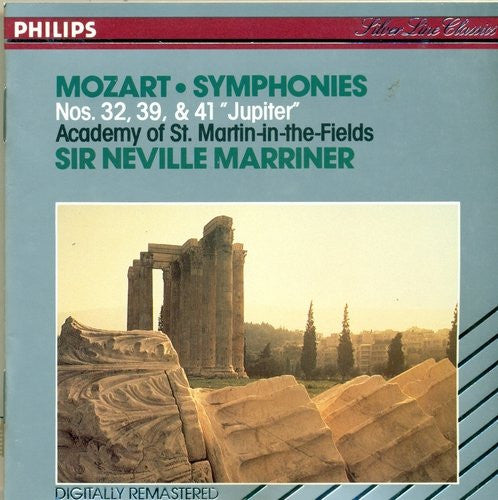 Wolfgang Amadeus Mozart, The Academy Of St. Martin-in-the-Fields, Sir Neville Marriner : Symphonies Nos.32, 39 & 41 'Jupiter' (CD, Album)
