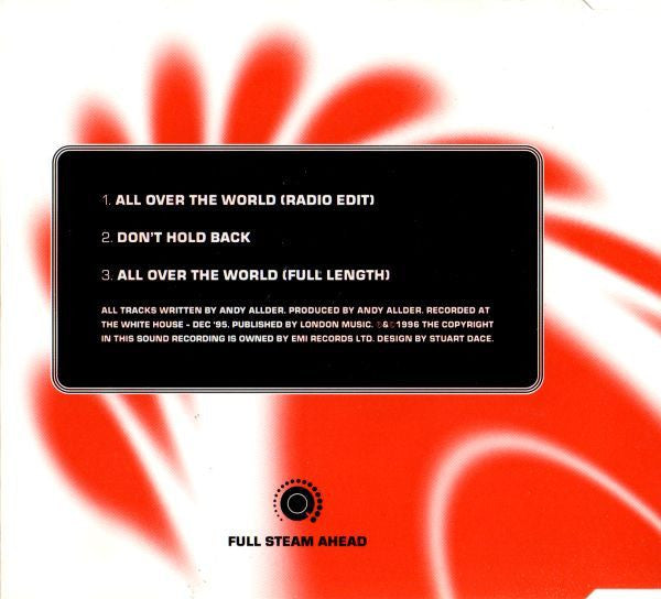 Andy Allder : All Over The World / Don't Hold Back (CD, Single)