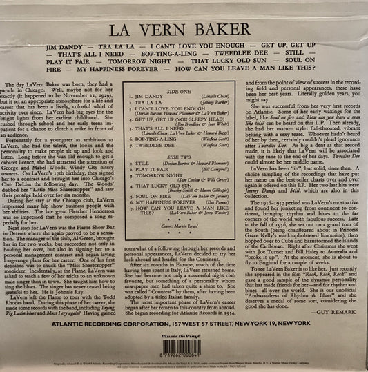 LaVern Baker : Rock & Roll (LP, Album, RE, 180)
