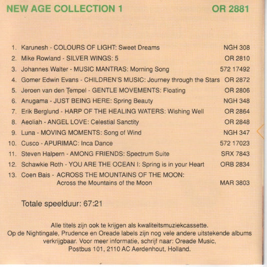 Various : New Age Collection 1 (CD, Comp)