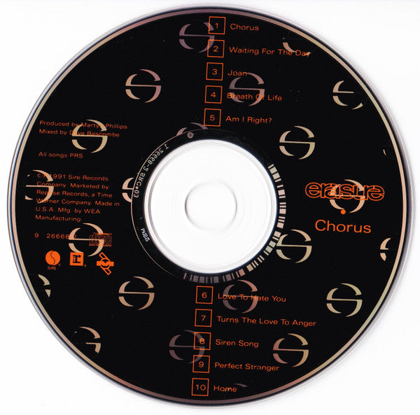 Erasure : Chorus (CD, Album, RP)