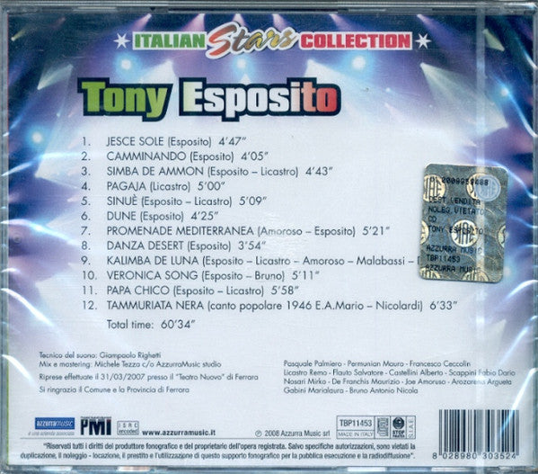Tony Esposito : Kalimba De Luna (CD, Album)