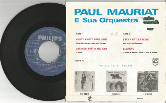 Paul Mauriat And His Orchestra : Chitty, Chitty, Bang Bang (7", EP)