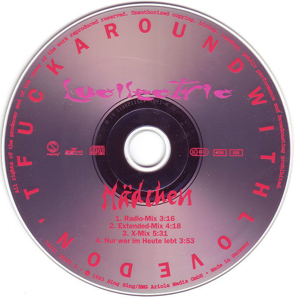 Lucilectric : Mädchen (CD, Maxi)