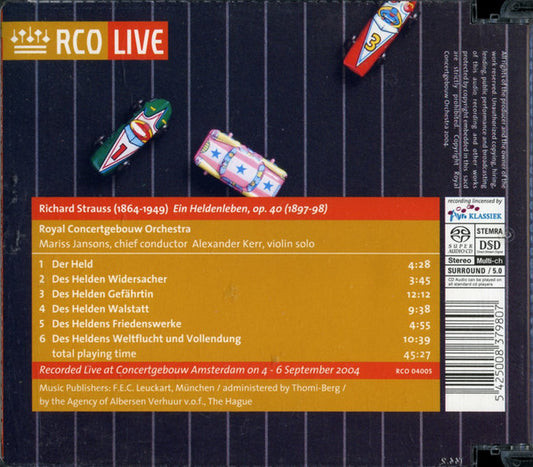 Richard Strauss, Concertgebouworkest, Mariss Jansons : Ein Heldenleben (SACD, Hybrid, Multichannel)