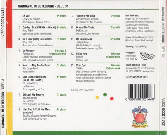 Various : Carnaval in Oeteldonk - Deel 31 (CD, Comp)