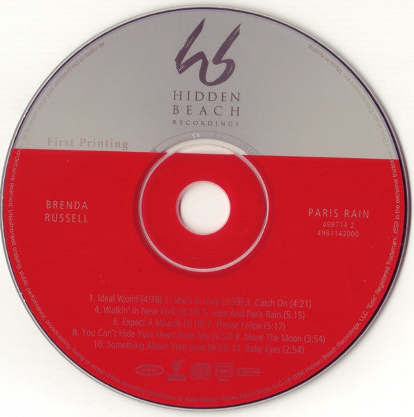 Brenda Russell (2) : Paris Rain (CD, Album)