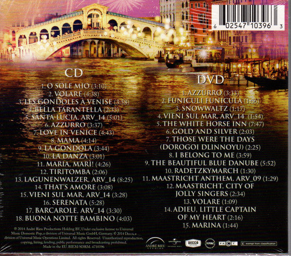 André Rieu And His Johann Strauß Orchestra : Love In Venice (CD, Album + DVD-V)