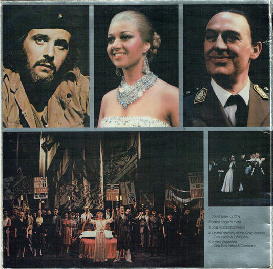 "Evita" Original London Cast Recording, Robert Stigwood In Association With David Land Presents, Lyrics By Tim Rice , Music By Andrew Lloyd Webber : Evita (LP, Album, Gat)
