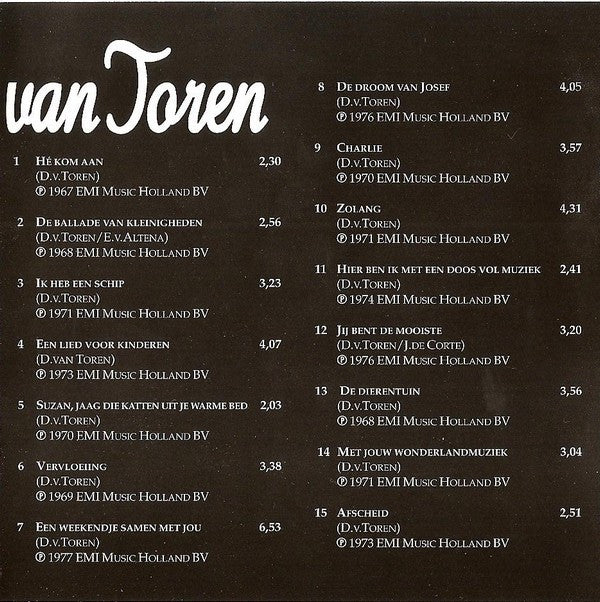 Dimitri Van Toren : Hé Kom Aan (CD, Comp)