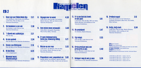 Hamelen : Kunt U Mij De Weg Naar Hamelen Vertellen Meneer ? (2xCD, Comp)