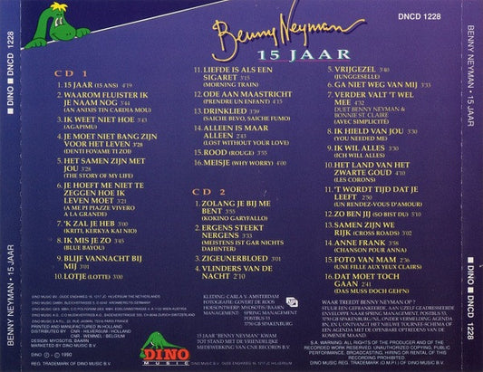 Benny Neyman : 15 Jaar (2xCD, Comp)