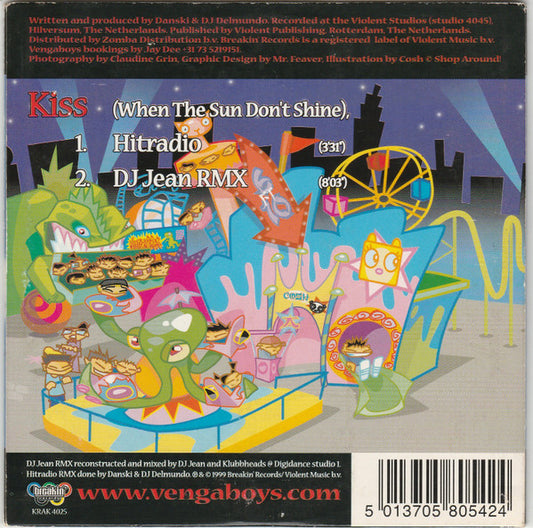 Vengaboys : Kiss (When The Sun Don't Shine) (CD, Single, Car)