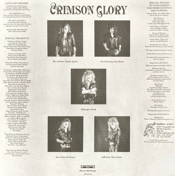 Crimson Glory : Transcendence (LP, Album, Ltd, Num, RE, Sil)