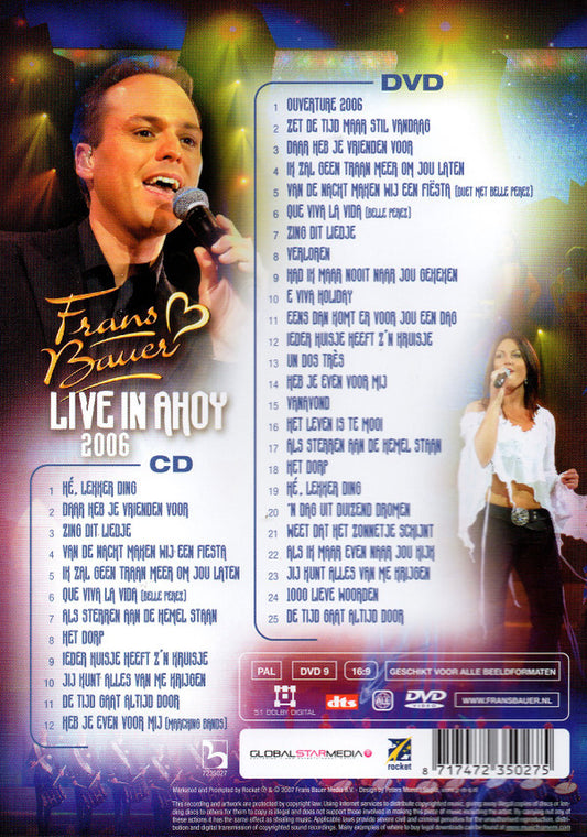 Frans Bauer : Live In Ahoy 2006 DVD + CD (DVD-V)