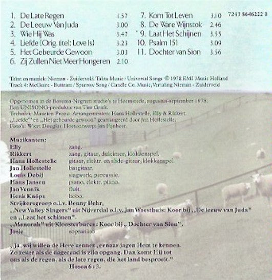 Elly & Rikkert : De Late Regen (CD, Album, RE)
