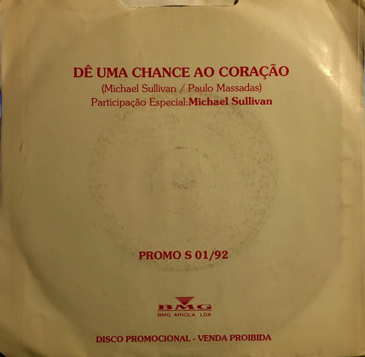 Fafá De Belém : Dê Uma Chance Ao Coração (7", Single, Promo)