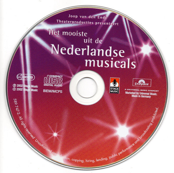 Various : Het Mooiste Uit De Nederlandse Musicals (CD, Comp)