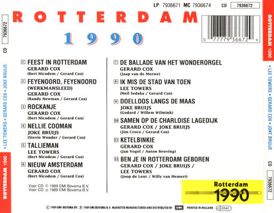 Lee Towers, Gerard Cox, Joke Bruijs : Rotterdam 1990 (CD, Album)