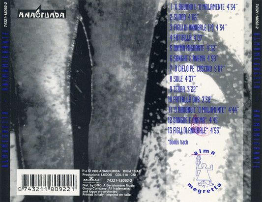 Almamegretta : Animamigrante (CD, Album, RE)