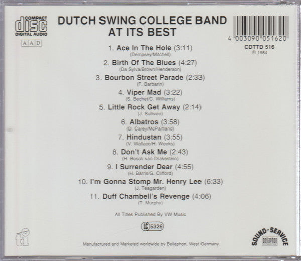 The Dutch Swing College Band : At Its Best (CD, Comp)