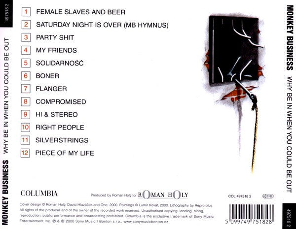 Monkey Business (4) : Why Be In When You Could Be Out (CD, Album)