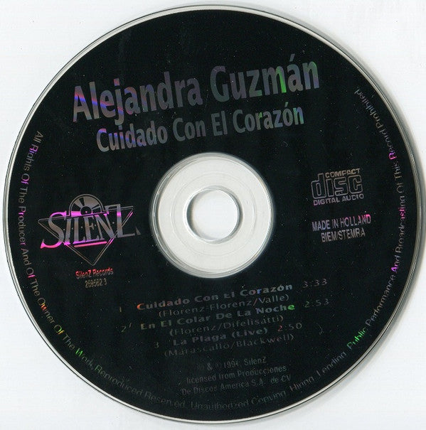 Alejandra Guzmán : Cuidado Con El Corazón (CD, Single)