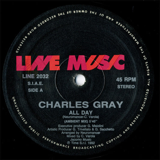 Charles Gray (5) : All Day (12")