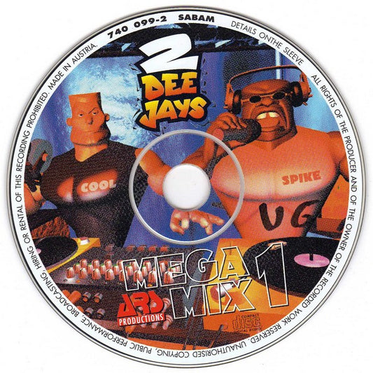 2 Dee Jays : Megamix 1 (CD, Comp, Mixed)