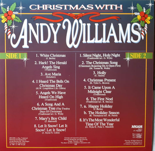 Andy Williams : Christmas With Andy Williams (LP, Comp)