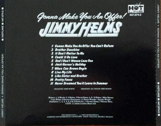 Jimmy Helms : Gonna Make You An Offer! (CD, Album, RE)