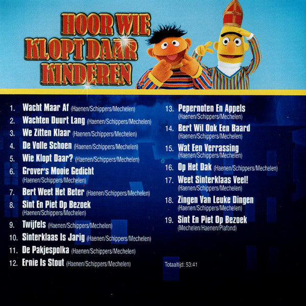 Bert & Ernie : Hoor Wie Klopt Daar Kinderen (CD, Album, Car)