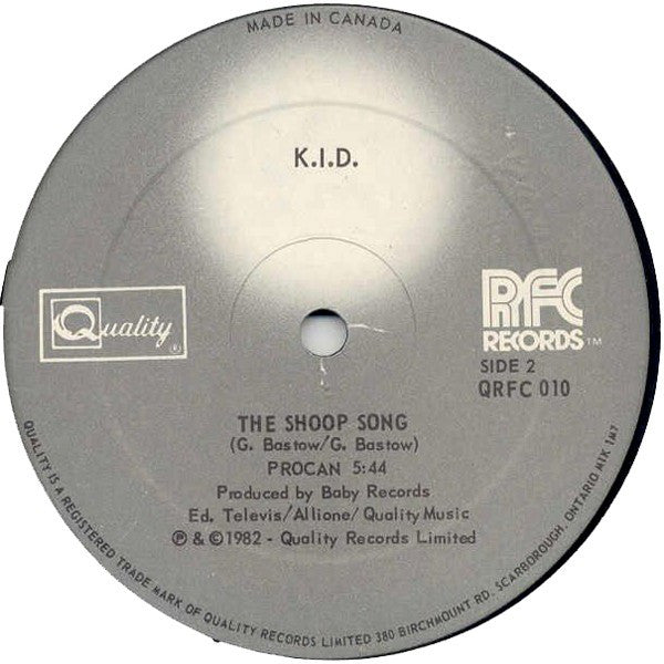 K.I.D. : I Wanna Piece Of The Action (12", Maxi)