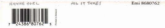 Hanne Boel : All It Takes (CD, Single)